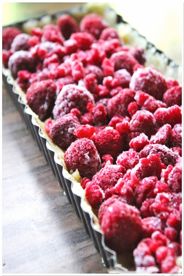 Himbeer-Crumble-Tarte Rezept