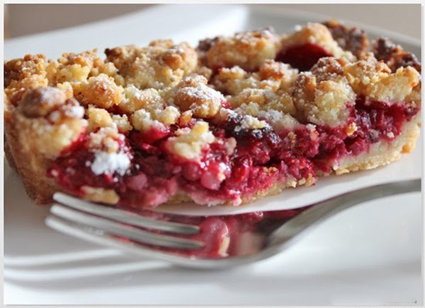 Himbeer-Crumble-Tarte Rezept