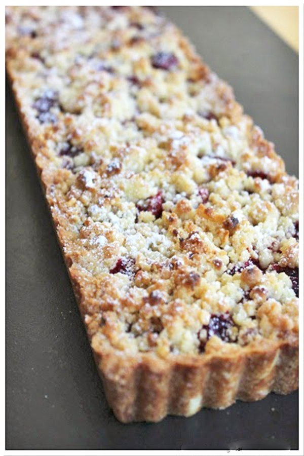 Himbeer-Crumble-Tarte Rezept