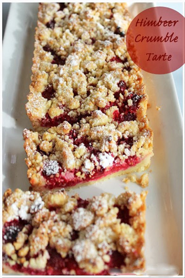 Himbeer-Crumble-Tarte Rezept