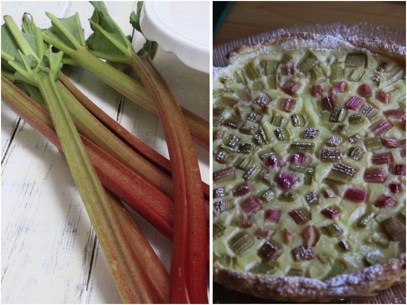 Rhabarber-Vanille-Tarte Rezept
