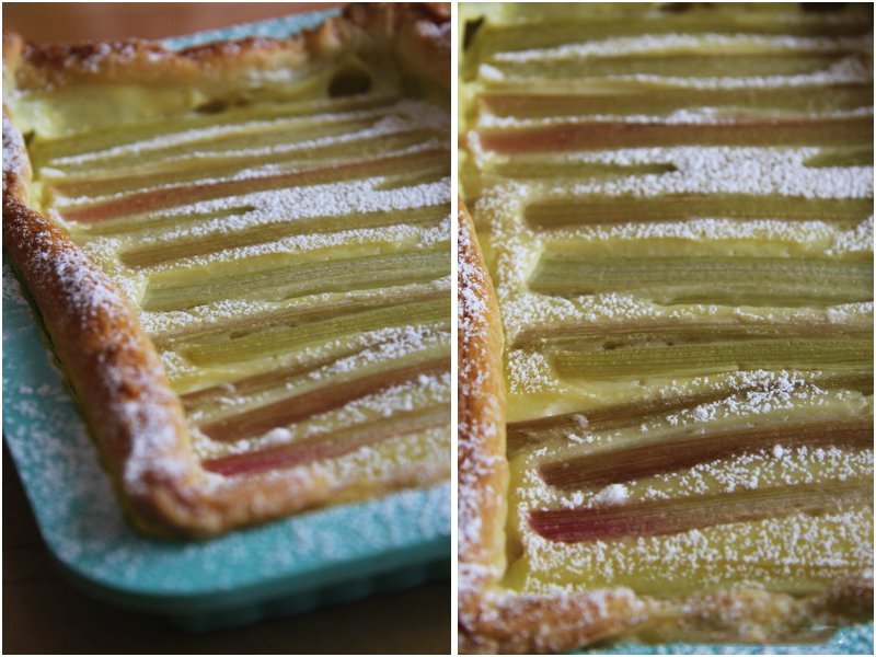 Rhabarber-Vanille-Tarte Rezept