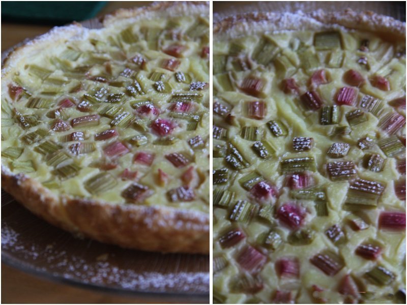 Rhabarber-Vanille-Tarte Rezept