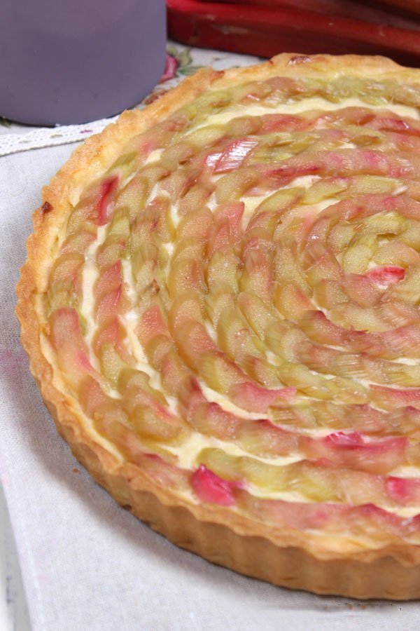 Spanische Rhabarber-Tarte 