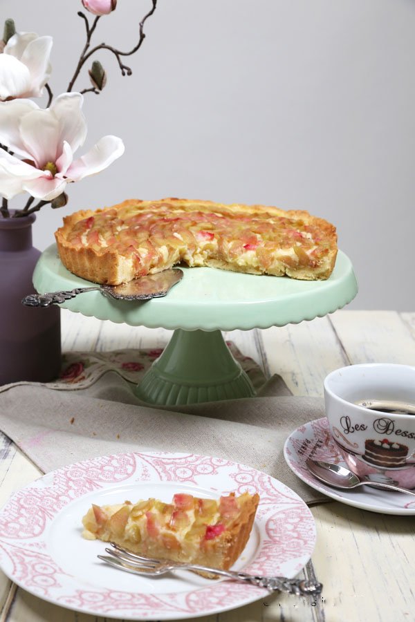 Spanische Rhabarber-Tarte 