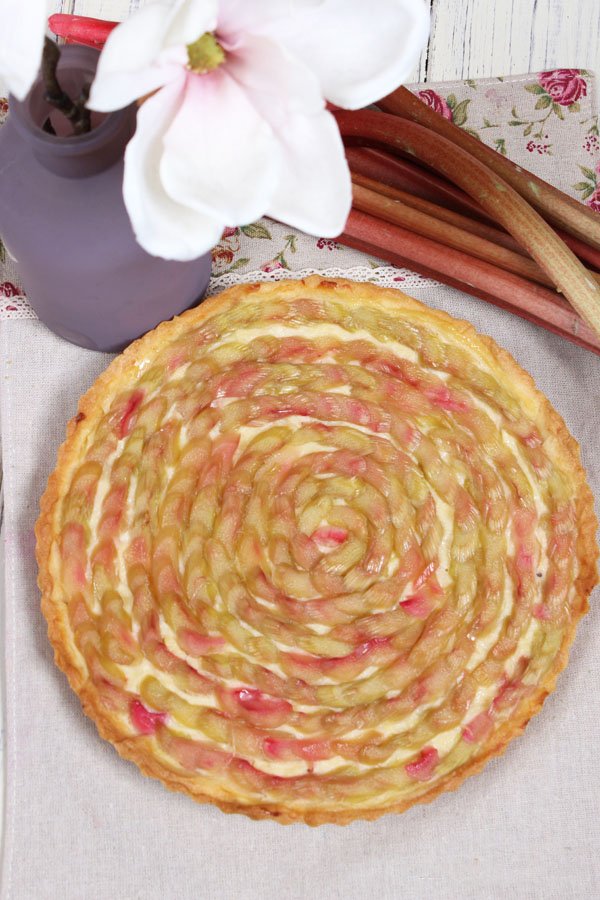 Spanische Rhabarber-Tarte 