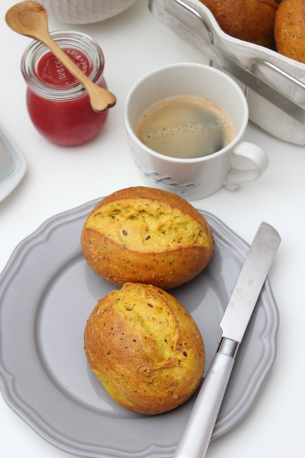 Low Carb-Kurkuma Eiweißbrötchen Rezept – Einfach und Superlecker