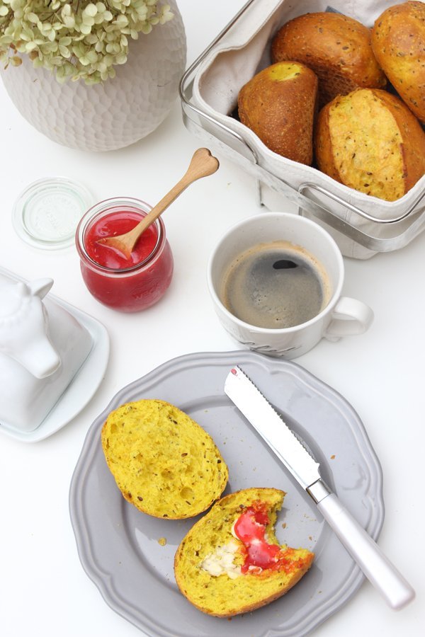 Low Carb-Kurkuma Eiweißbrötchen Rezept – Einfach und Superlecker