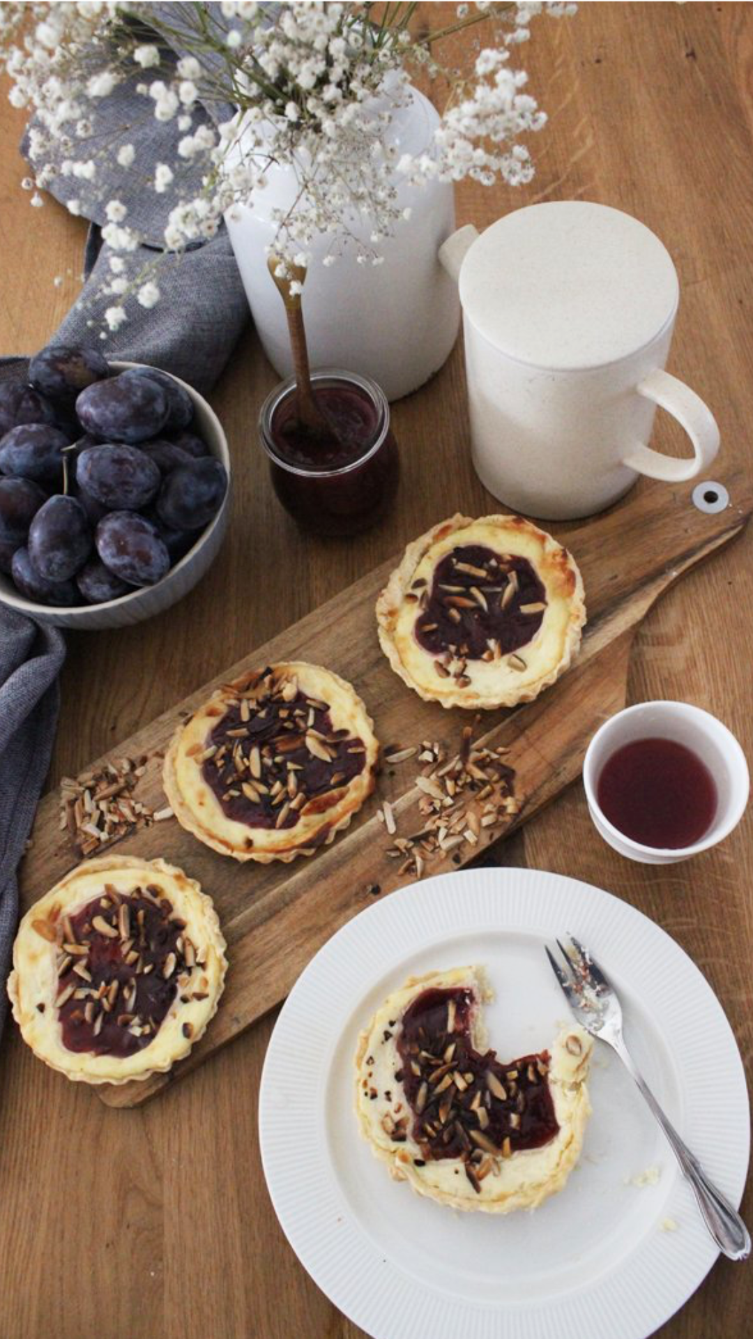 Zwetschgen-Mascarpone-Tartelettes