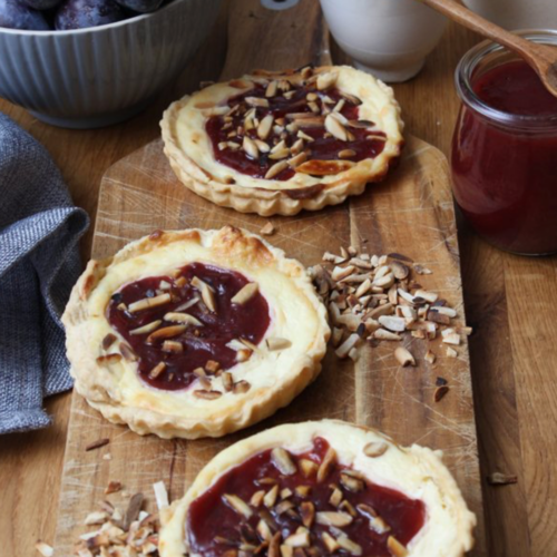 Zwetschgen-Mascarpone-Tartelettes