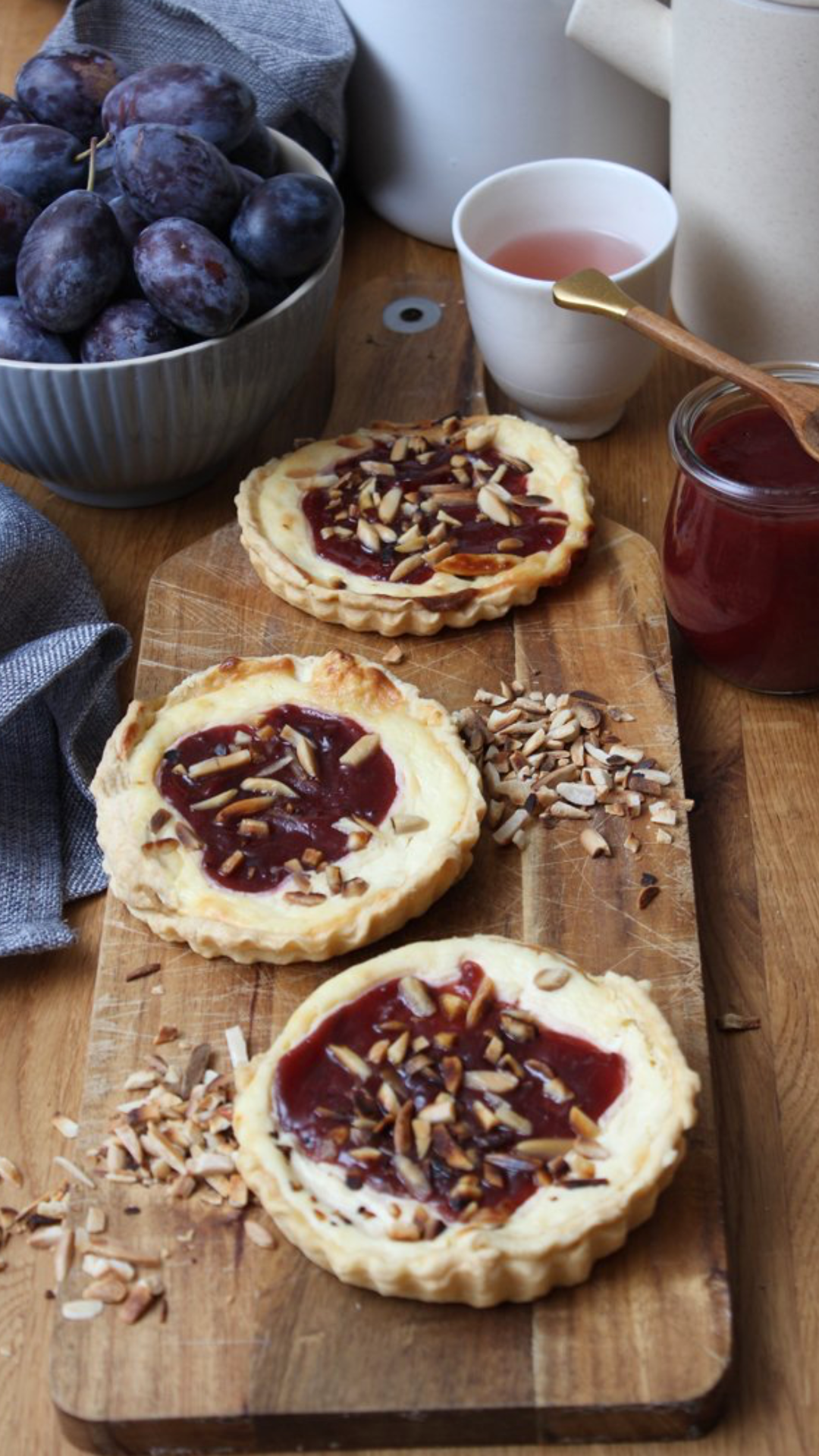 Zwetschgen-Mascarpone-Tartelettes