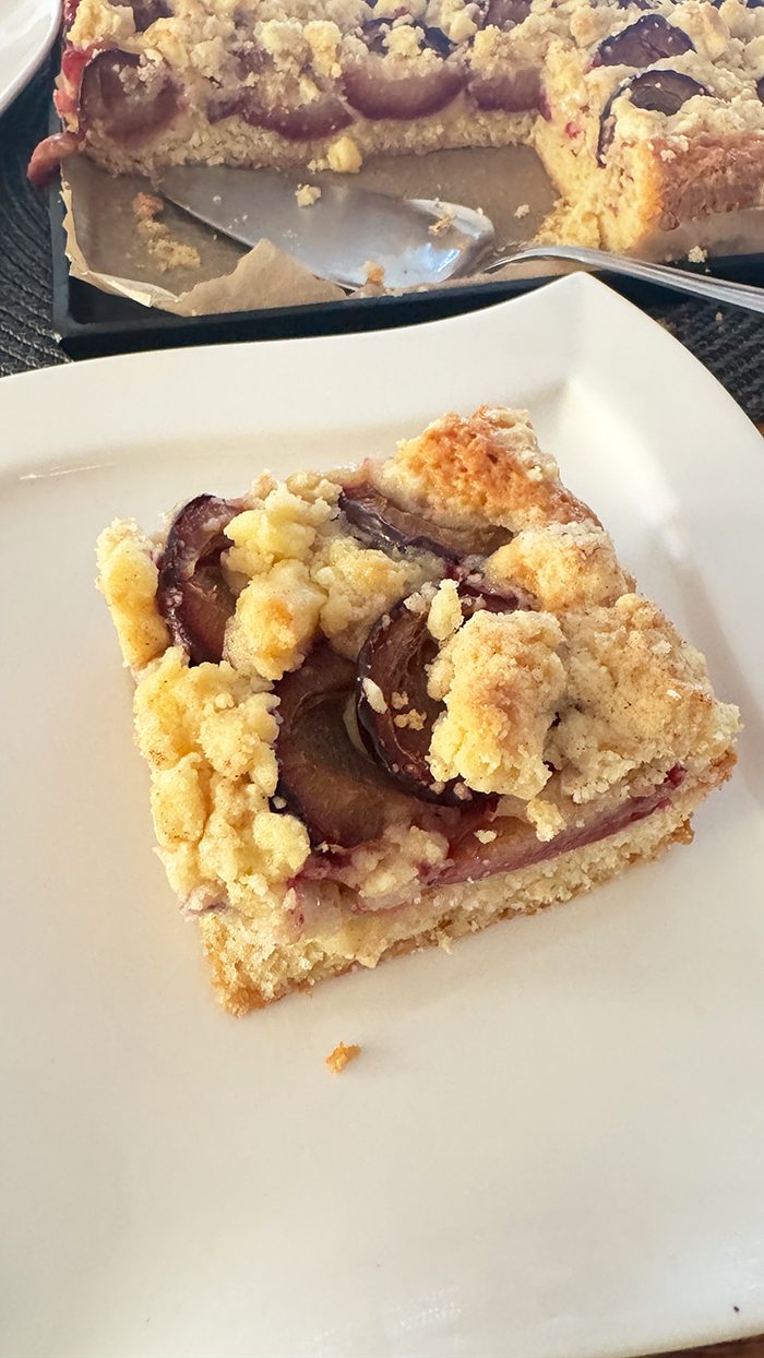 Zwetschgenkuchen mit Streuseln Rezept vom Blech