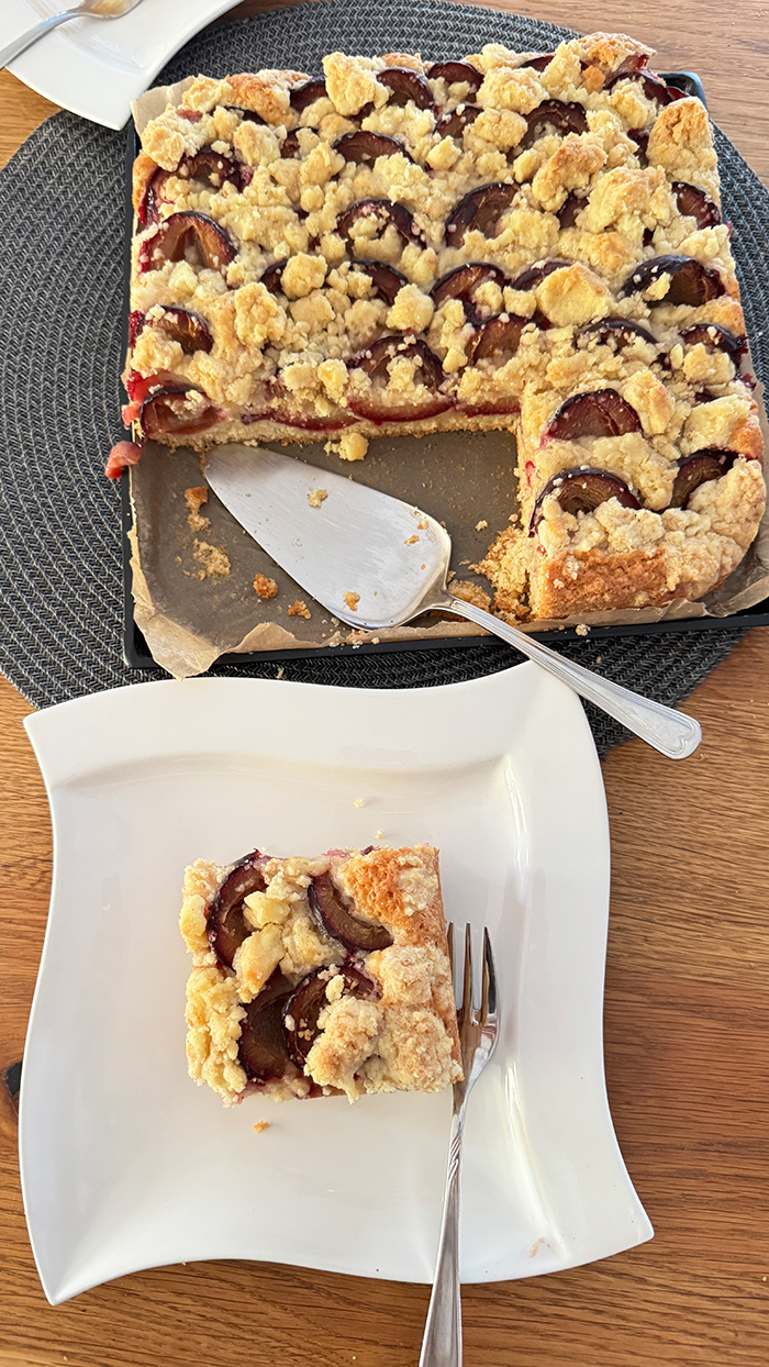 Zwetschgenkuchen mit Streuseln Rezept vom Blech