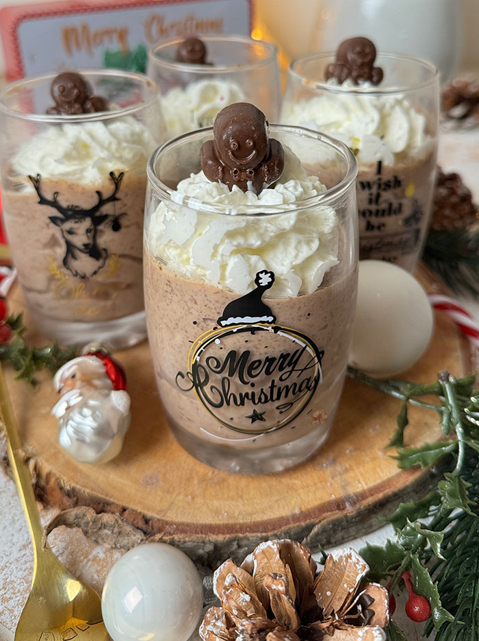 Lebkuchenmousse im Glas Rezept