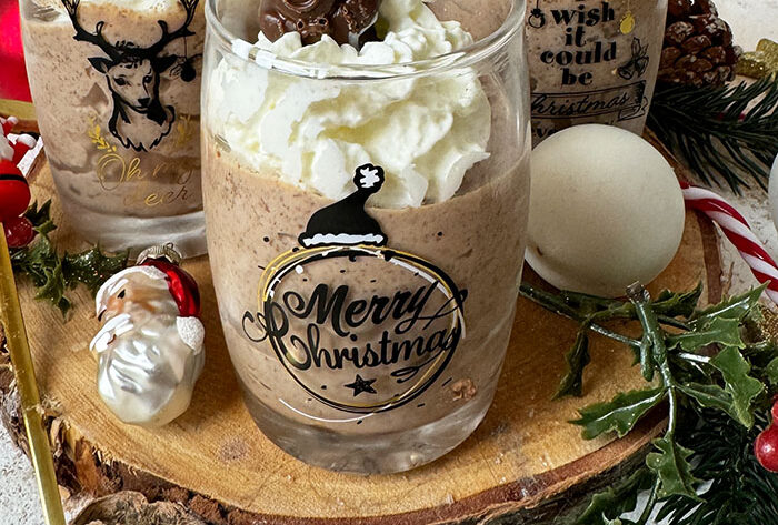 Lebkuchenmousse im Glas