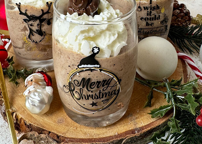Lebkuchenmousse im Glas