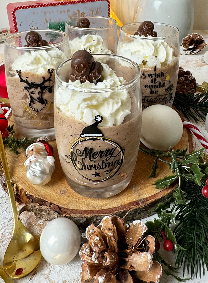 Lebkuchenmousse im Glas